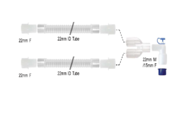 ADULT EXPANDABLE DISPOSABLE CIRCUIT LENGTH 3.0M (120")